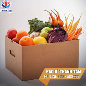 Thùng carton đựng trái cây