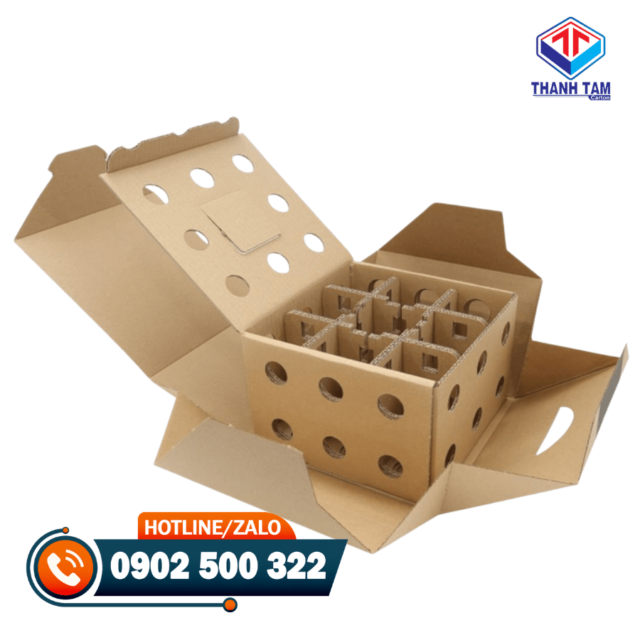 thùng carton có vách ngăn