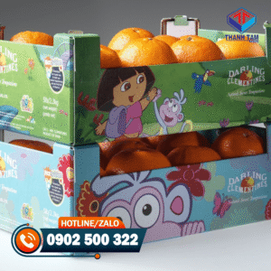 Thùng carton đựng trái cây