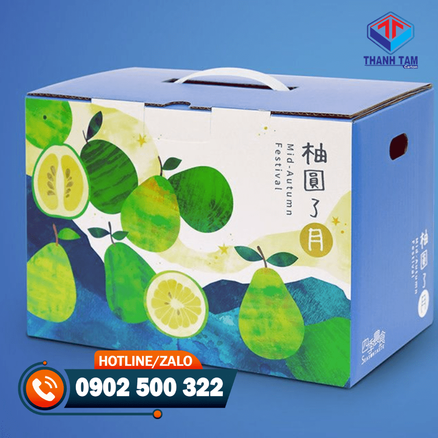 Thùng carton đựng trái cây
