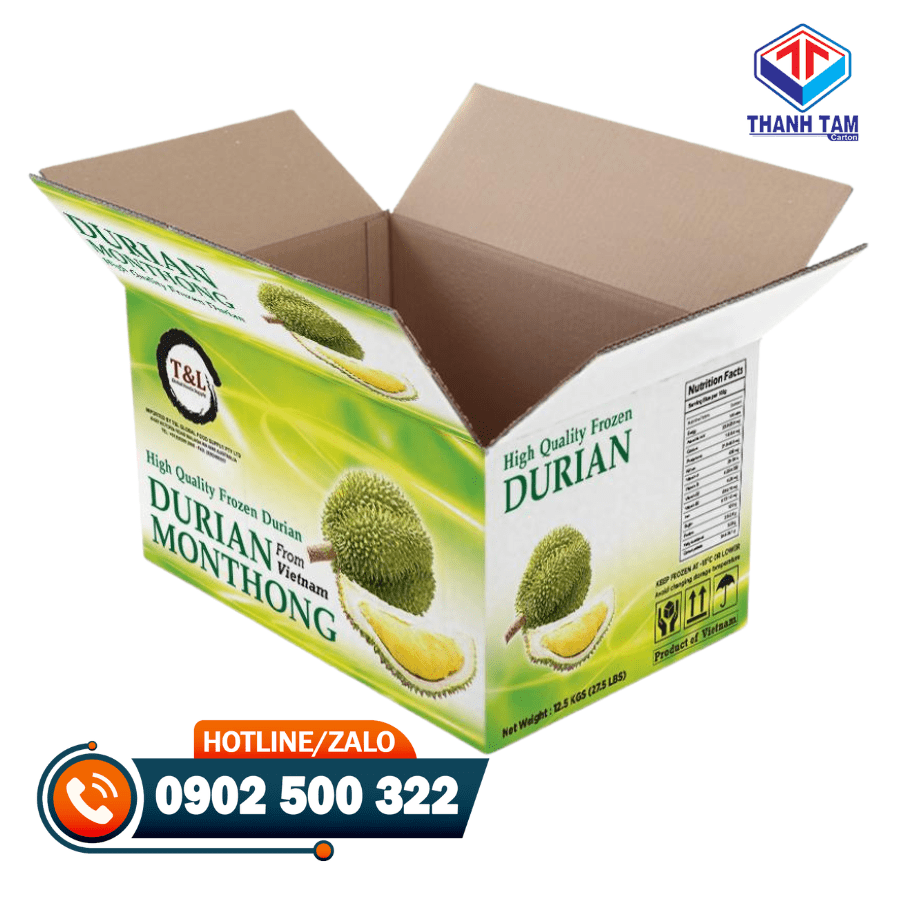 Thùng carton đựng trái cây