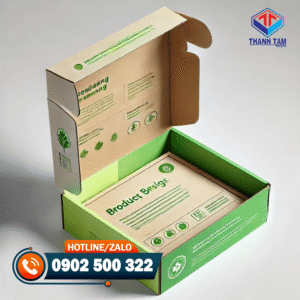 hộp carton nắp cài