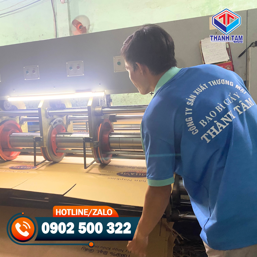 xưởng sản xuất thùng giấy