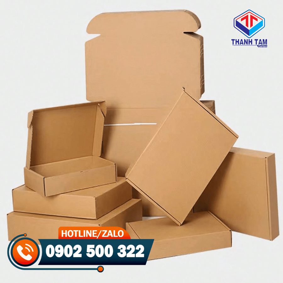 hộp carton nắp gập