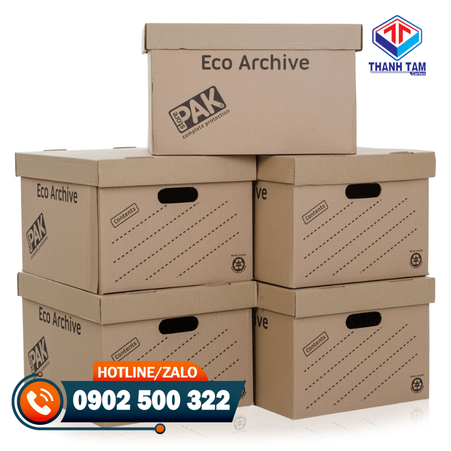 thùng giấy carton có nắp