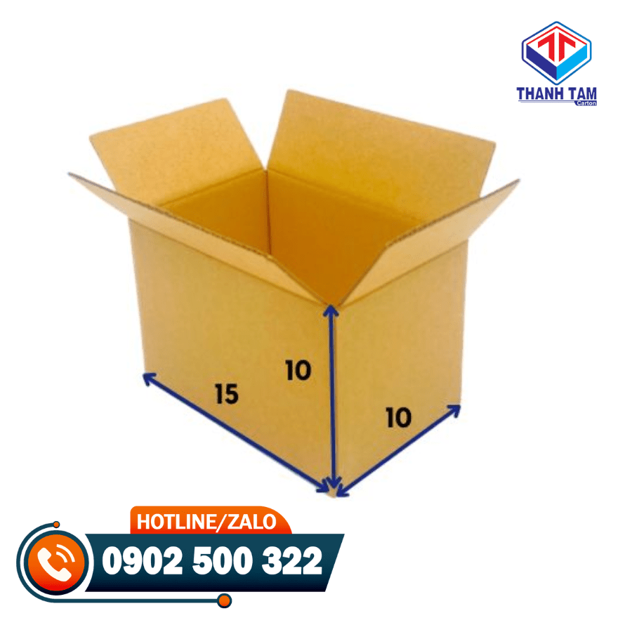 hộp carton 15x10x10