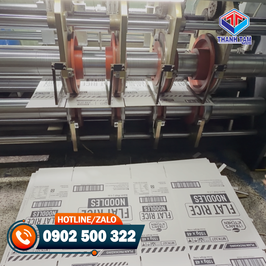 thùng giấy trắng 5 lớp xuất khẩu