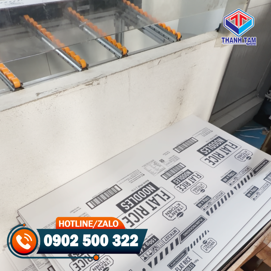 thùng giấy trắng 5 lớp xuất khẩu