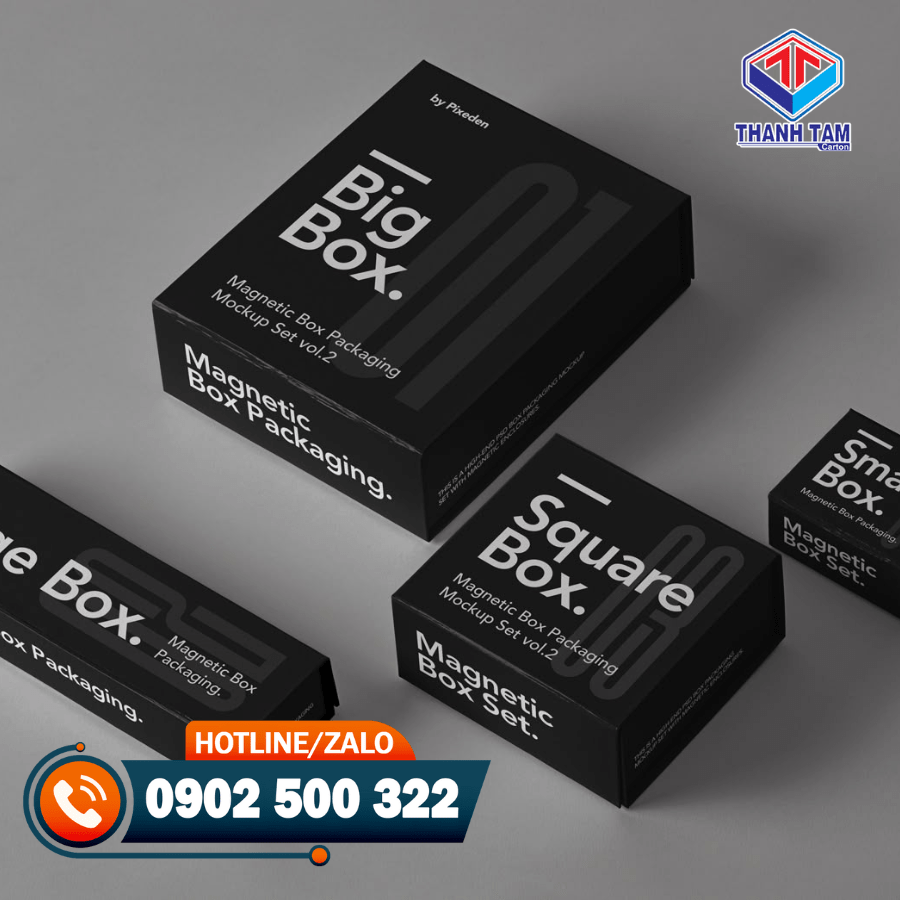 hộp carton đen