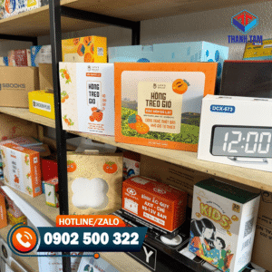 hộp giấy hồng treo gió