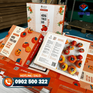 hộp giấy hồng treo gió