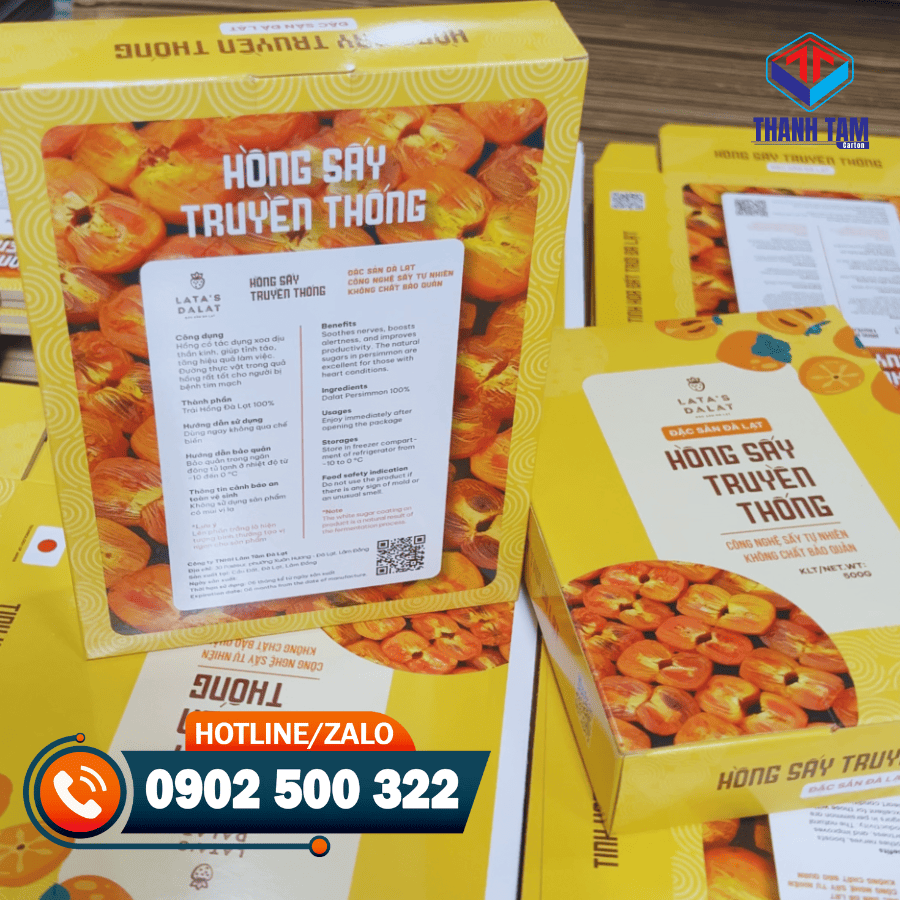 hộp giấy hồng treo gió