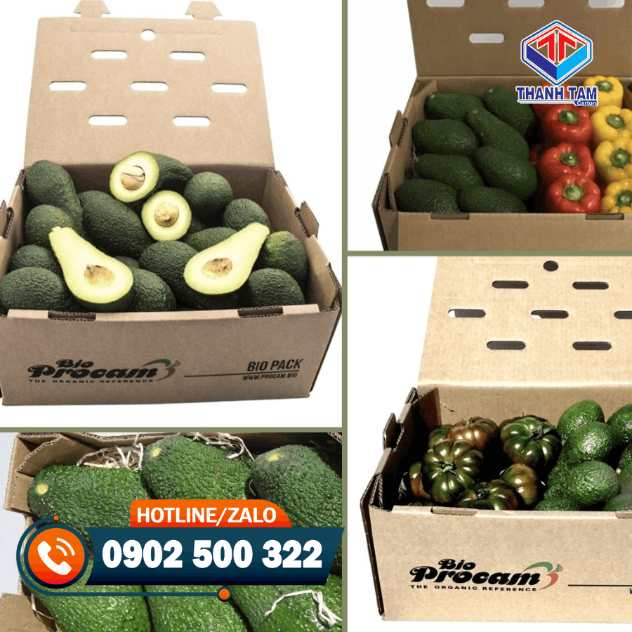 thùng carton đựng bơ