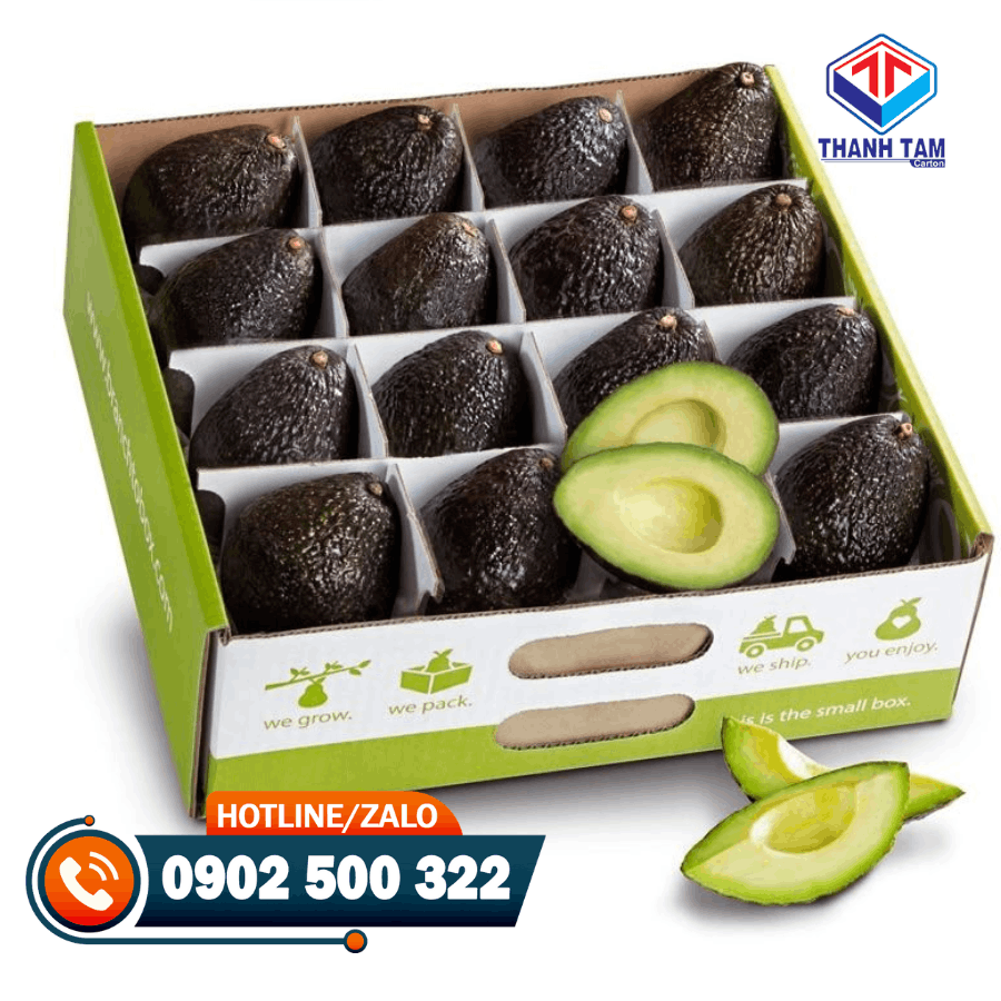 thùng carton đựng bơ