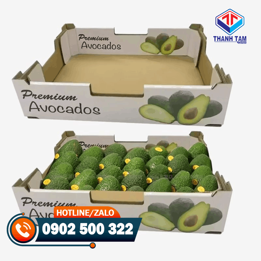 thùng carton đựng bơ