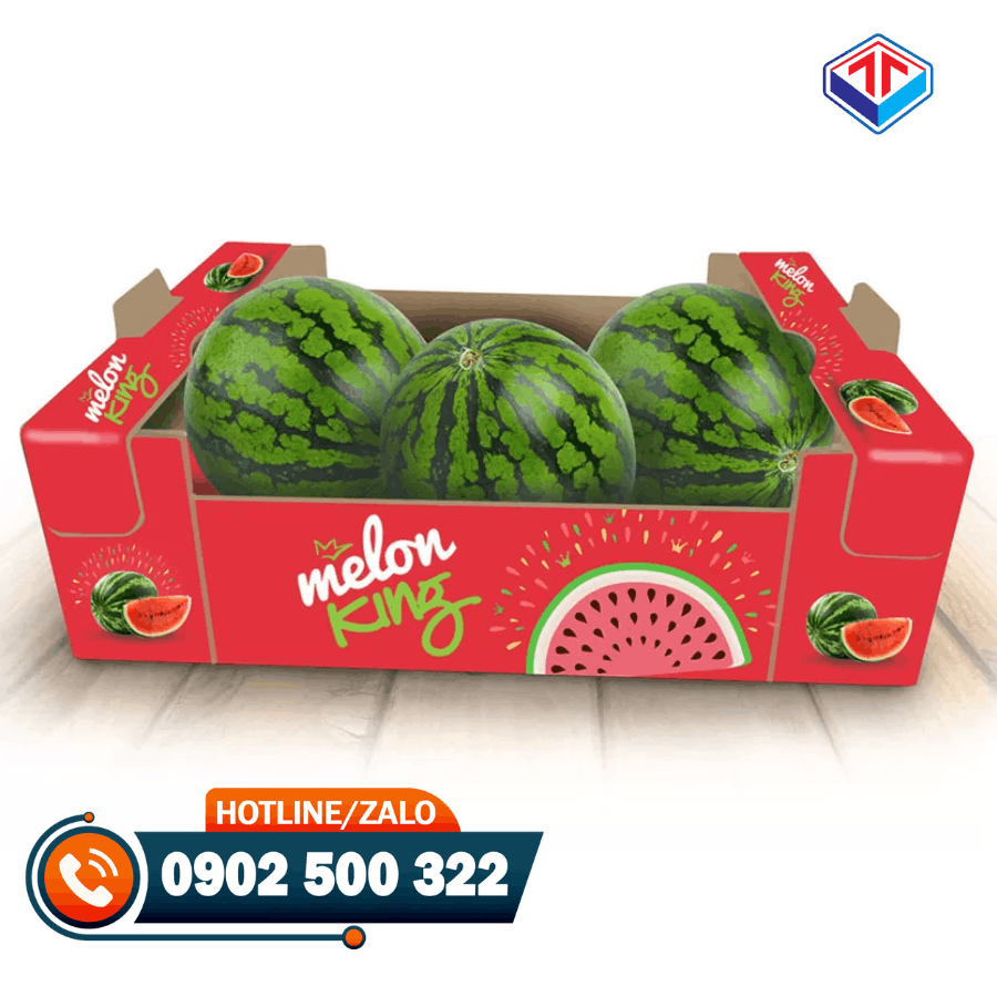 thùng carton đựng dưa hấu