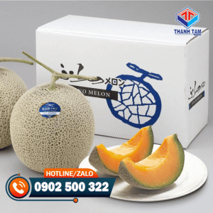 thùng carton đựng dưa lưới