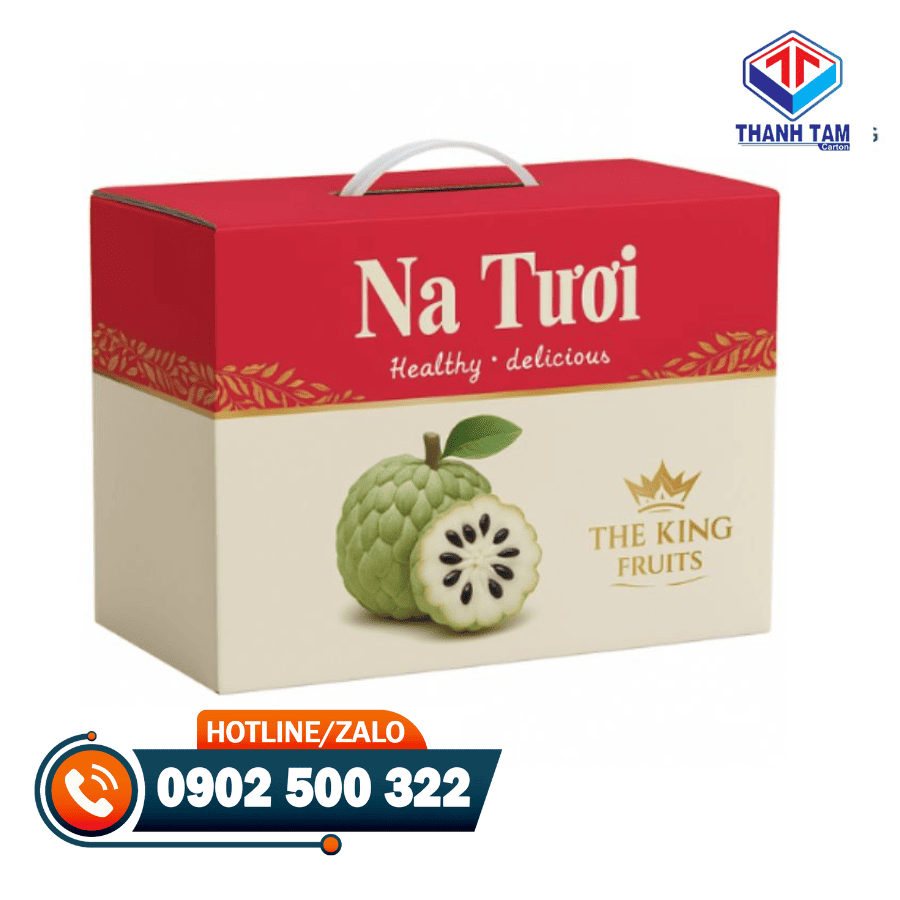 thùng carton đựng mãng cầu