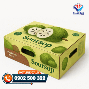 thùng carton đựng mãng cầu