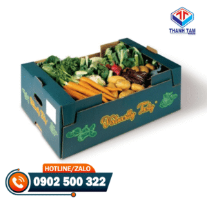 thùng carton đựng rau củ quả