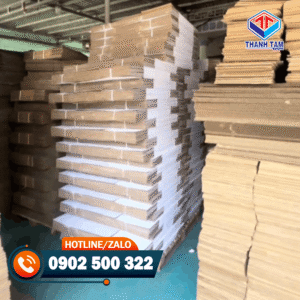 thùng giấy carton trắng
