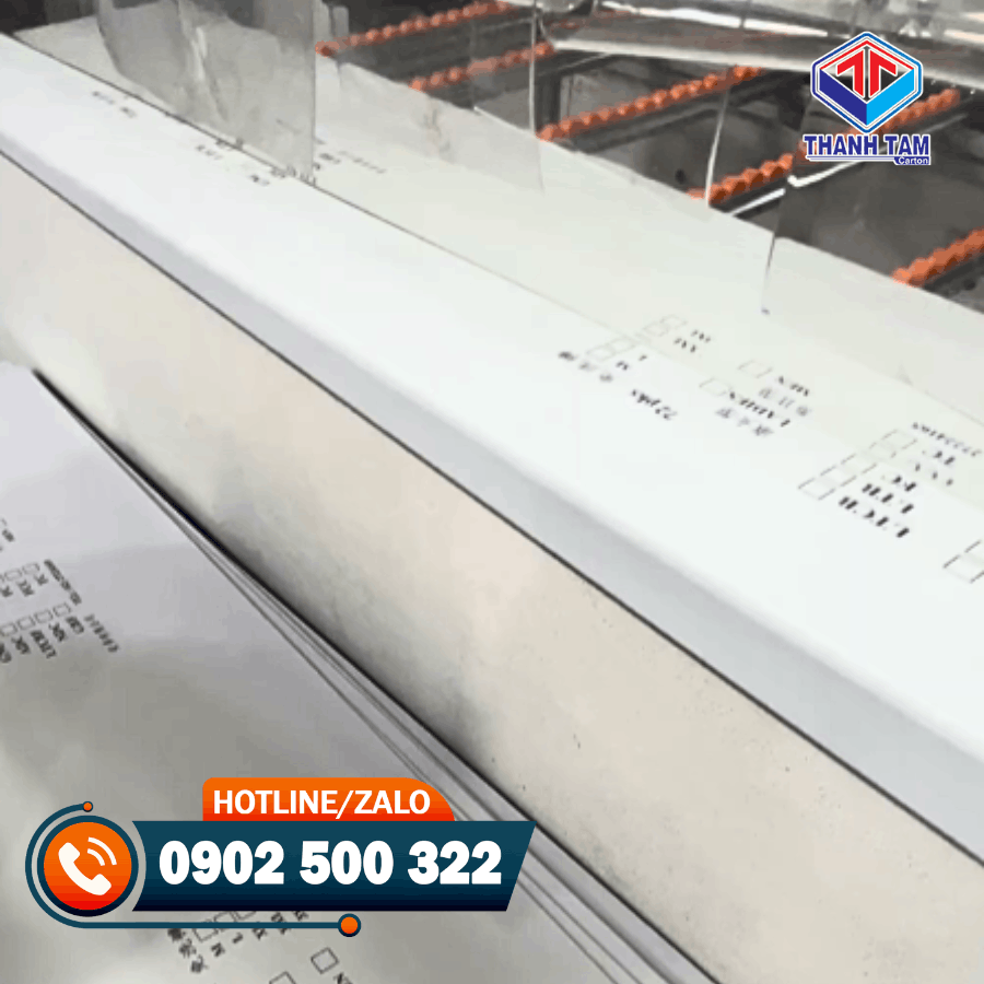 thùng giấy carton trắng 