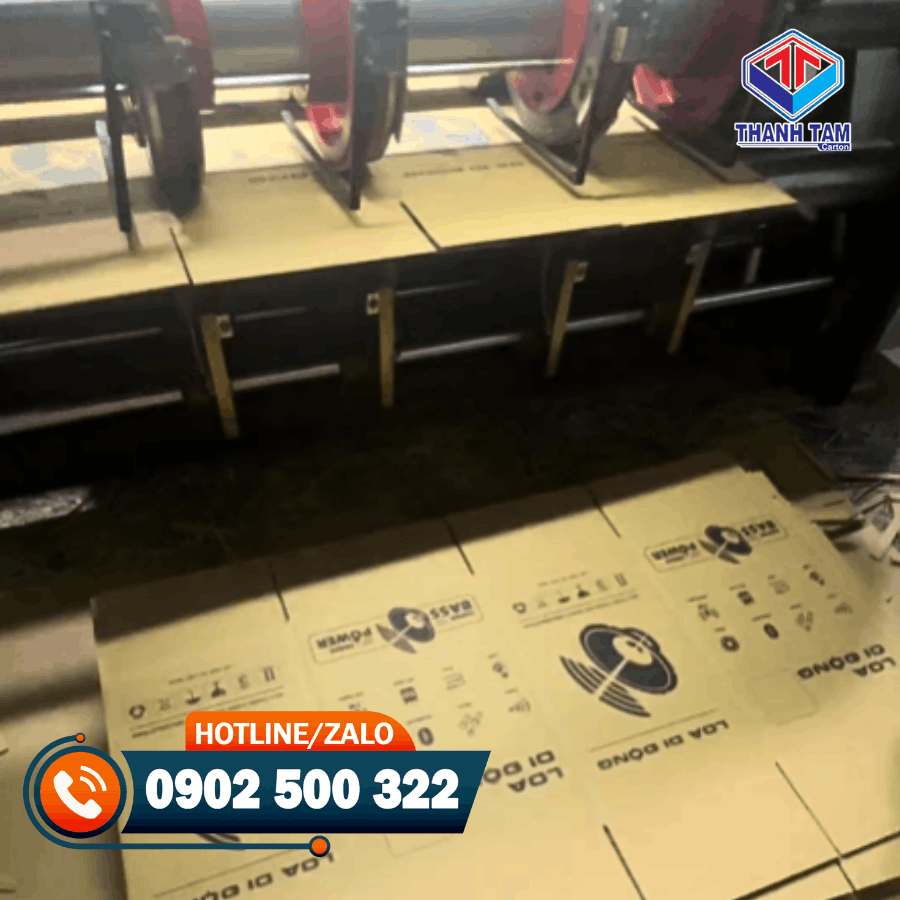 thùng giấy đựng loa khổ lớn