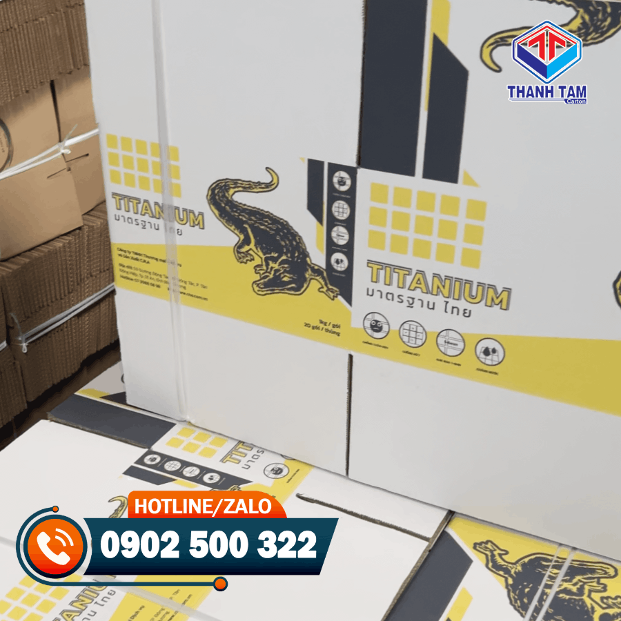 thùng giấy keo chà ron