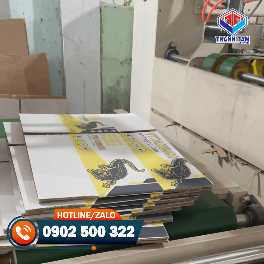 thùng giấy keo chà ron