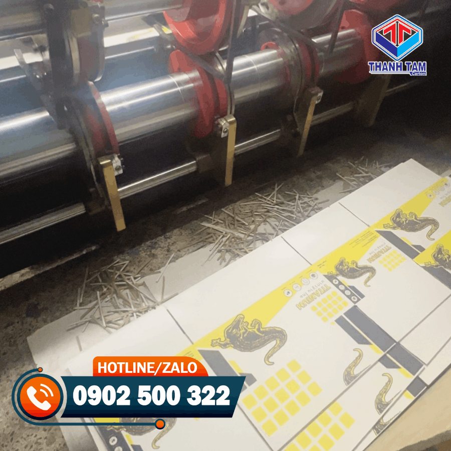 thùng giấy keo chà ron