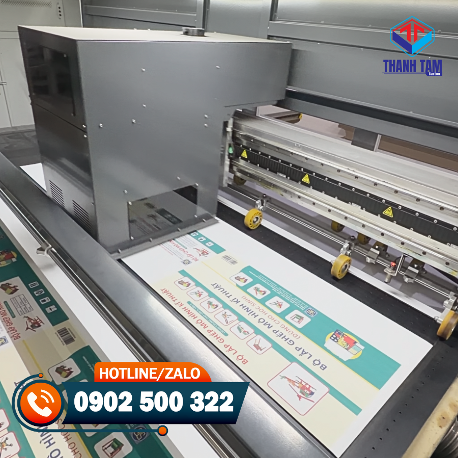 thùng giấy in flexo nhiều màu