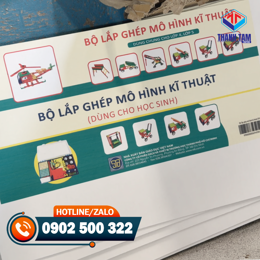 thùng giấy in flexo nhiều màu