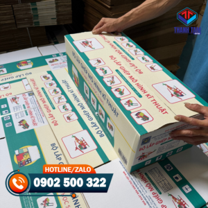 thùng giấy in flexo nhiều màu