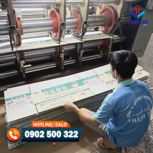 thùng giấy in flexo nhiều màu
