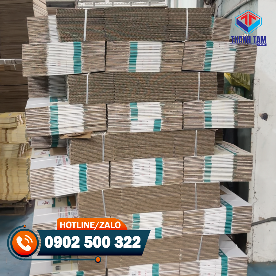 thùng giấy in flexo nhiều màu