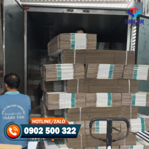 thùng giấy in flexo nhiều màu