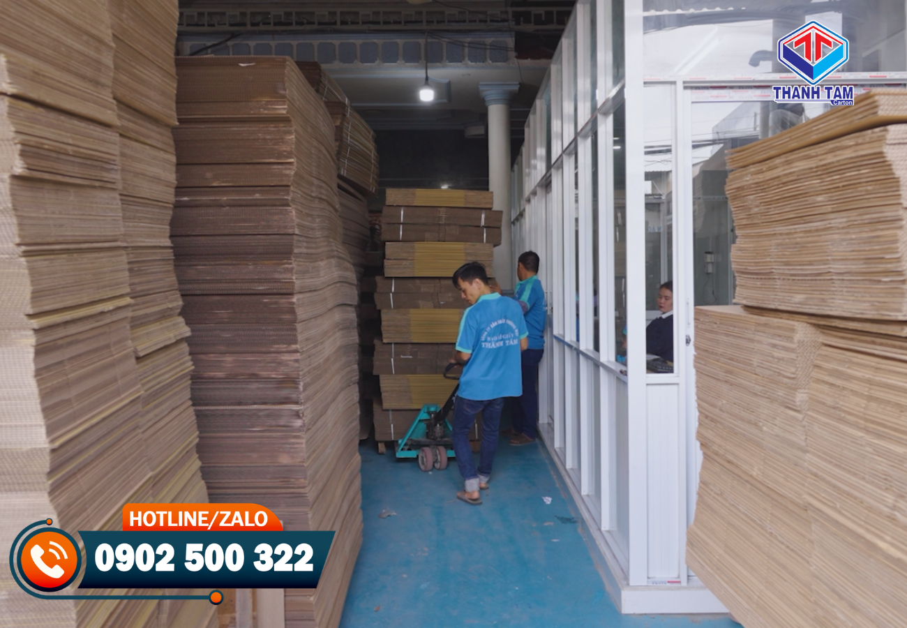 Xưởng sản xuất thùng giấy carton