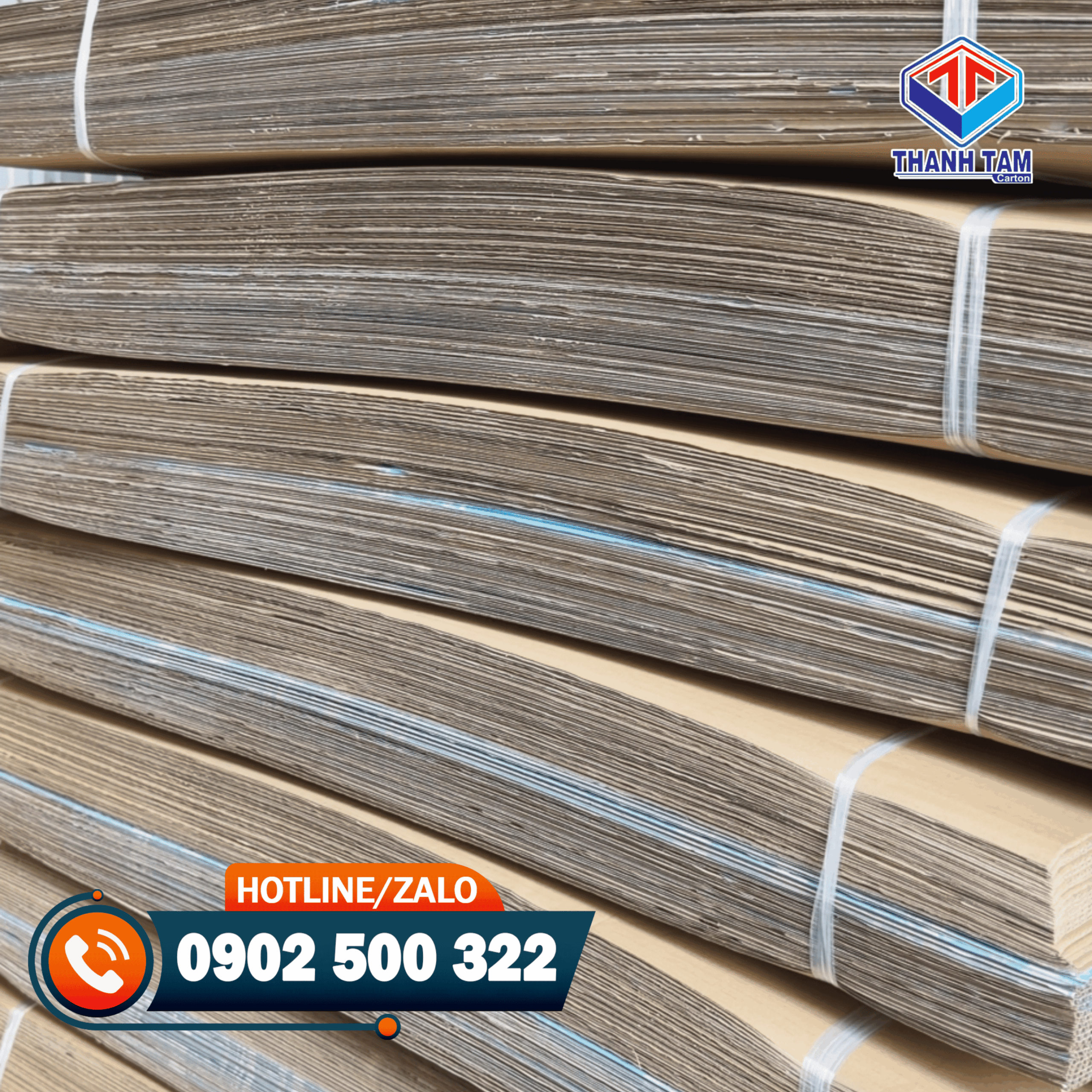 bìa carton 3 lớp in flexo