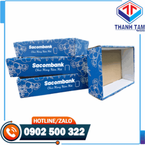 khay giấy đựng quà