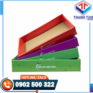 khay giấy đựng quà