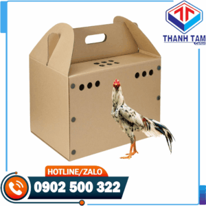 thùng carton đựng gà