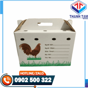 thùng carton đựng gà