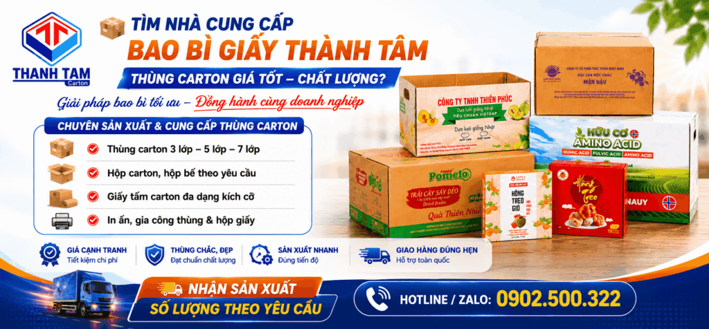 xưởng sản xuất bao bì carton