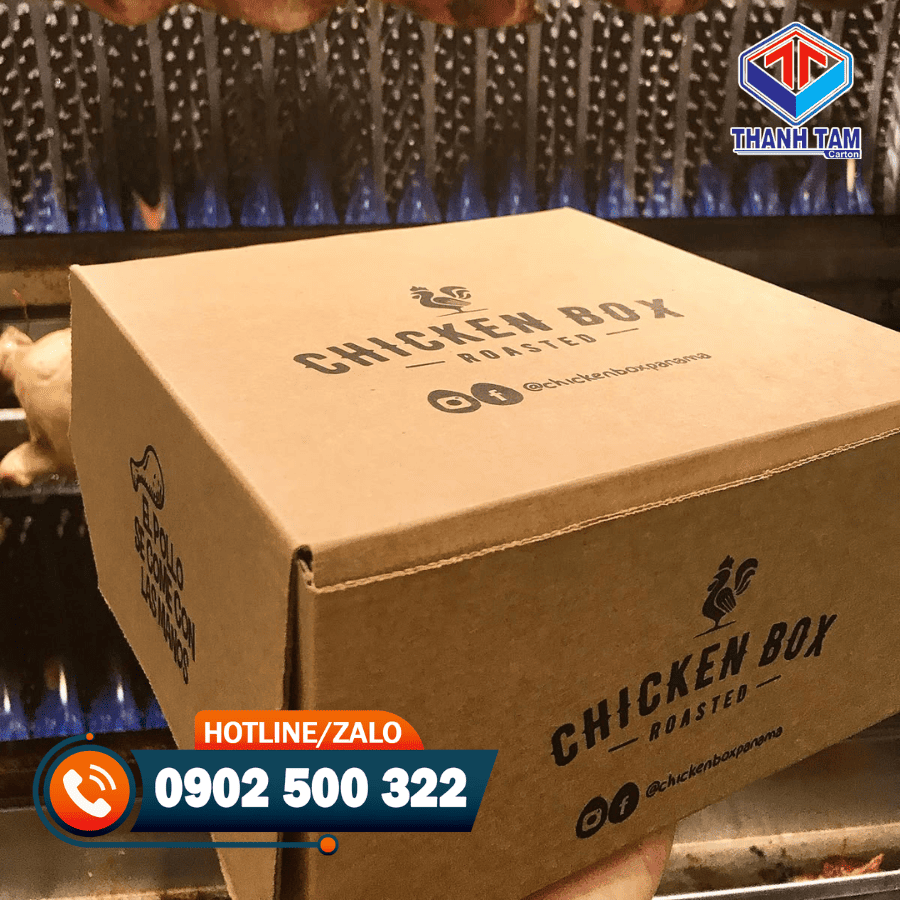 hộp giấy đựng gà nướng